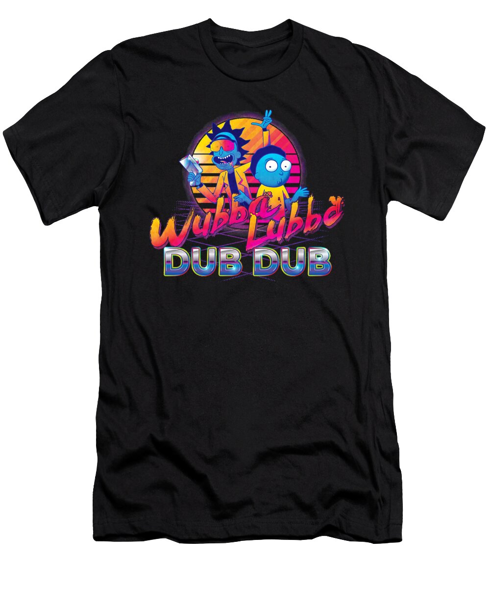 Rick and Morty Sci Fi Neon Club Max Thompson T-Shirt