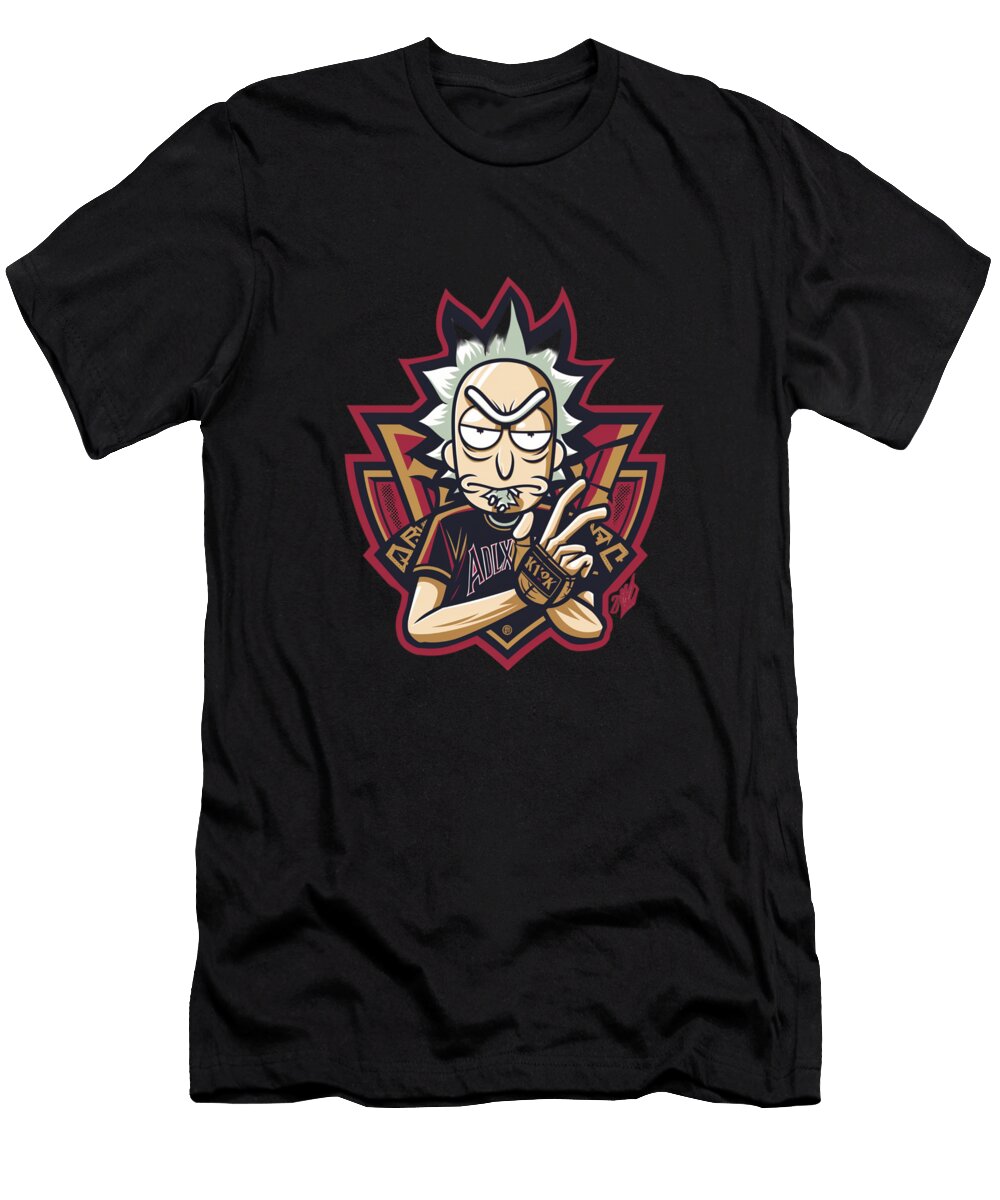 Rick and Morty Vs Arizona Diamondbacks Beth Clone Mizorey T-Shirt