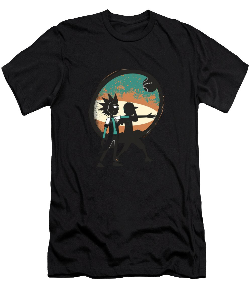 Rick and Morty Vs Arizona Diamondbacks Microverse Battery Mizorey T-Shirt
