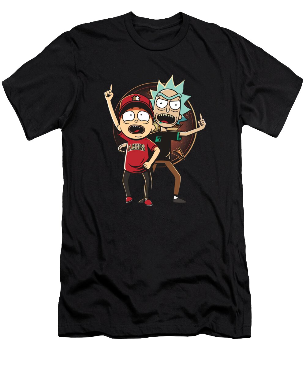 Rick and Morty Vs Arizona Diamondbacks Space Beth Mizorey T-Shirt
