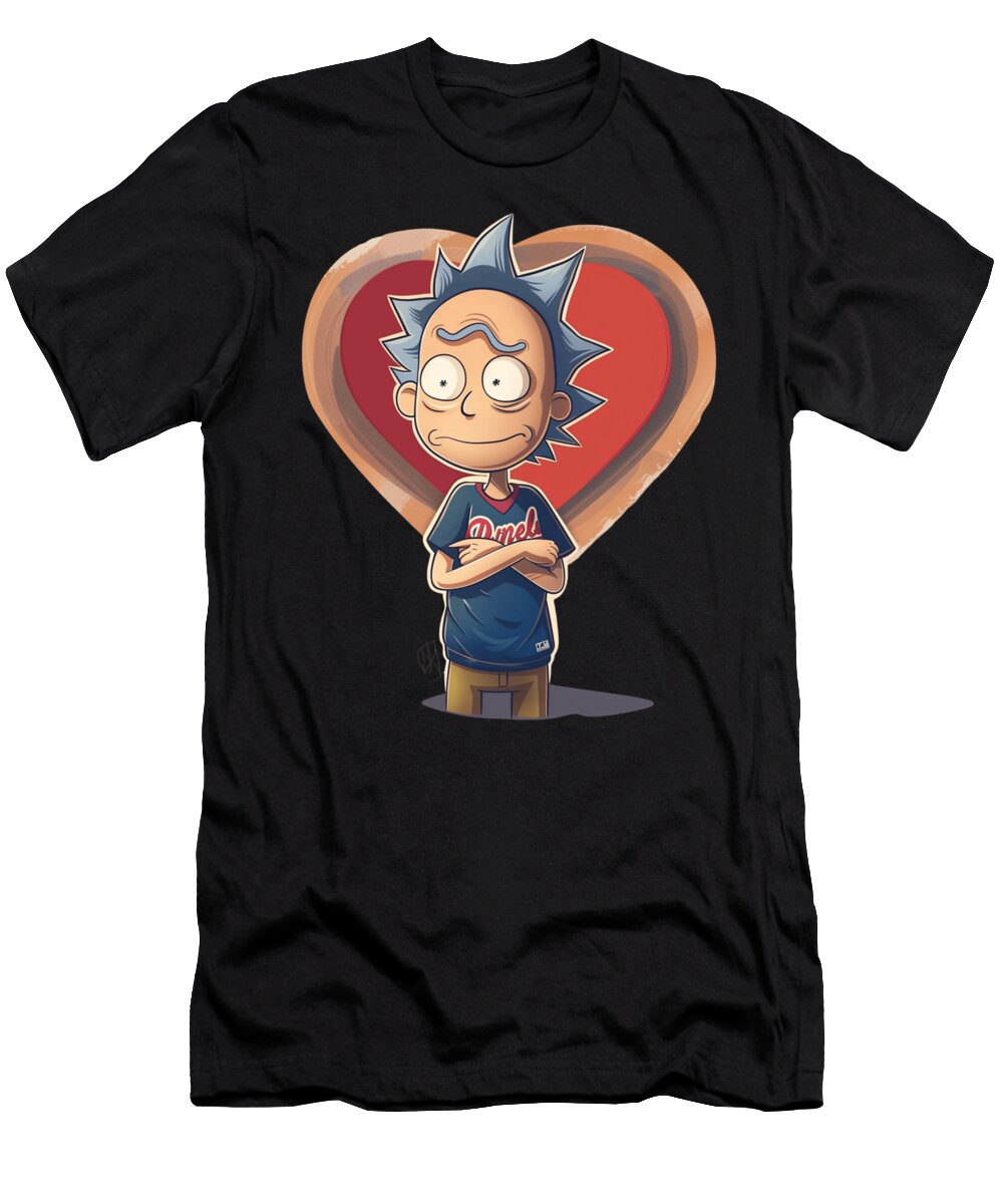 Rick and Morty Vs Atlanta Braves Dimensional Bases Loaded Mizorey T-Shirt