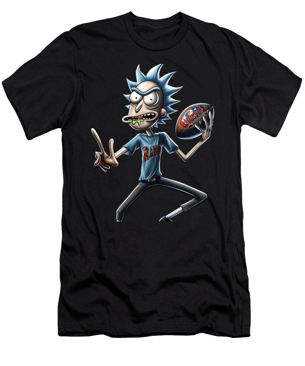 Rick and Morty Vs Atlanta Braves Hitting Showdown Mizorey T-Shirt