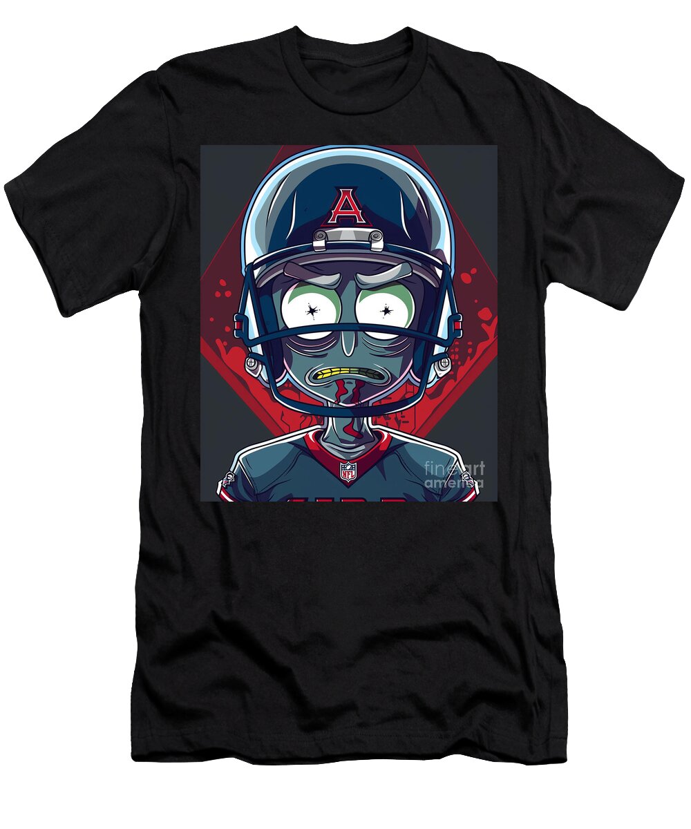 Rick and Morty Vs Atlanta Braves Infinite Game Mashup Mizorey T-Shirt