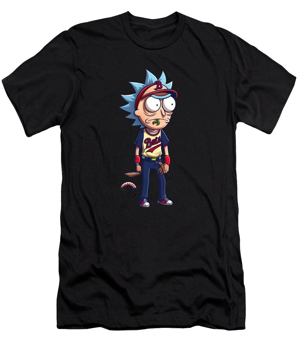 Rick and Morty Vs Atlanta Braves Mad Scientist Strategy Mizorey T-Shirt