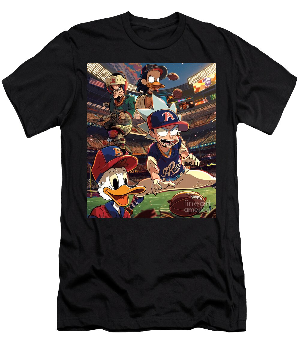 Rick and Morty Vs Atlanta Braves Parallel Worlds Series Mizorey T-Shirt