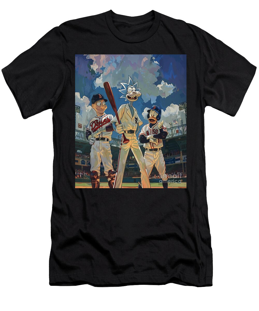Rick and Morty Vs Atlanta Braves Sliders Mizorey T-Shirt