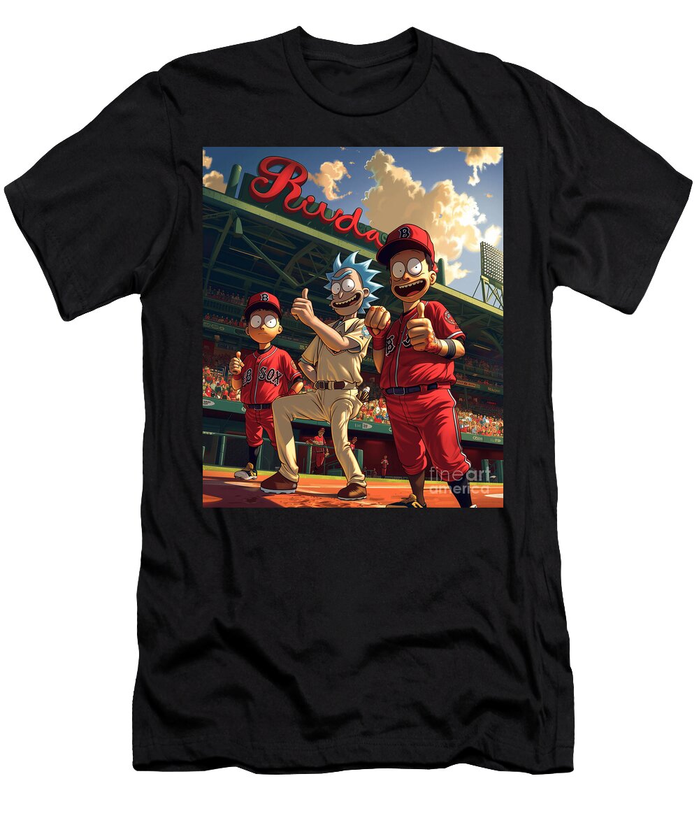 Rick and Morty Vs Atlanta Braves Wild Pitch Antics Mizorey T-Shirt