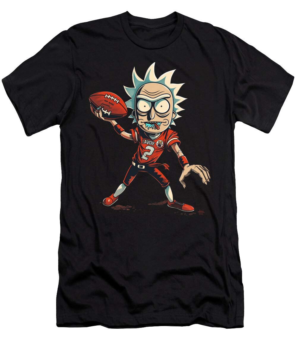 Rick and Morty Vs Cleveland Indians Gearhead Gadgetry Genius Robertz Schuler T-Shirt