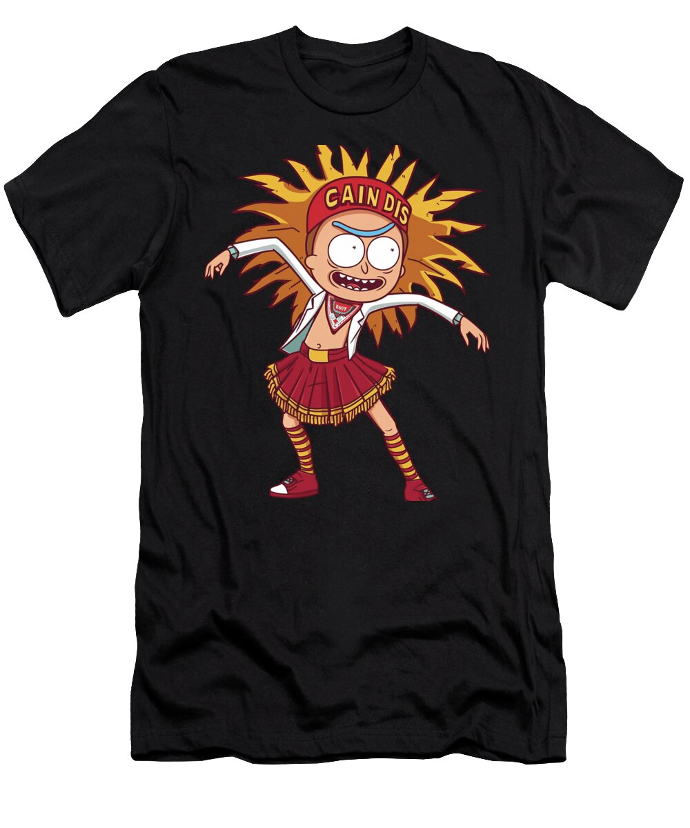 Rick and Morty Vs Cleveland Indians Jerry Glove Goofs Robertz Schuler T-Shirt
