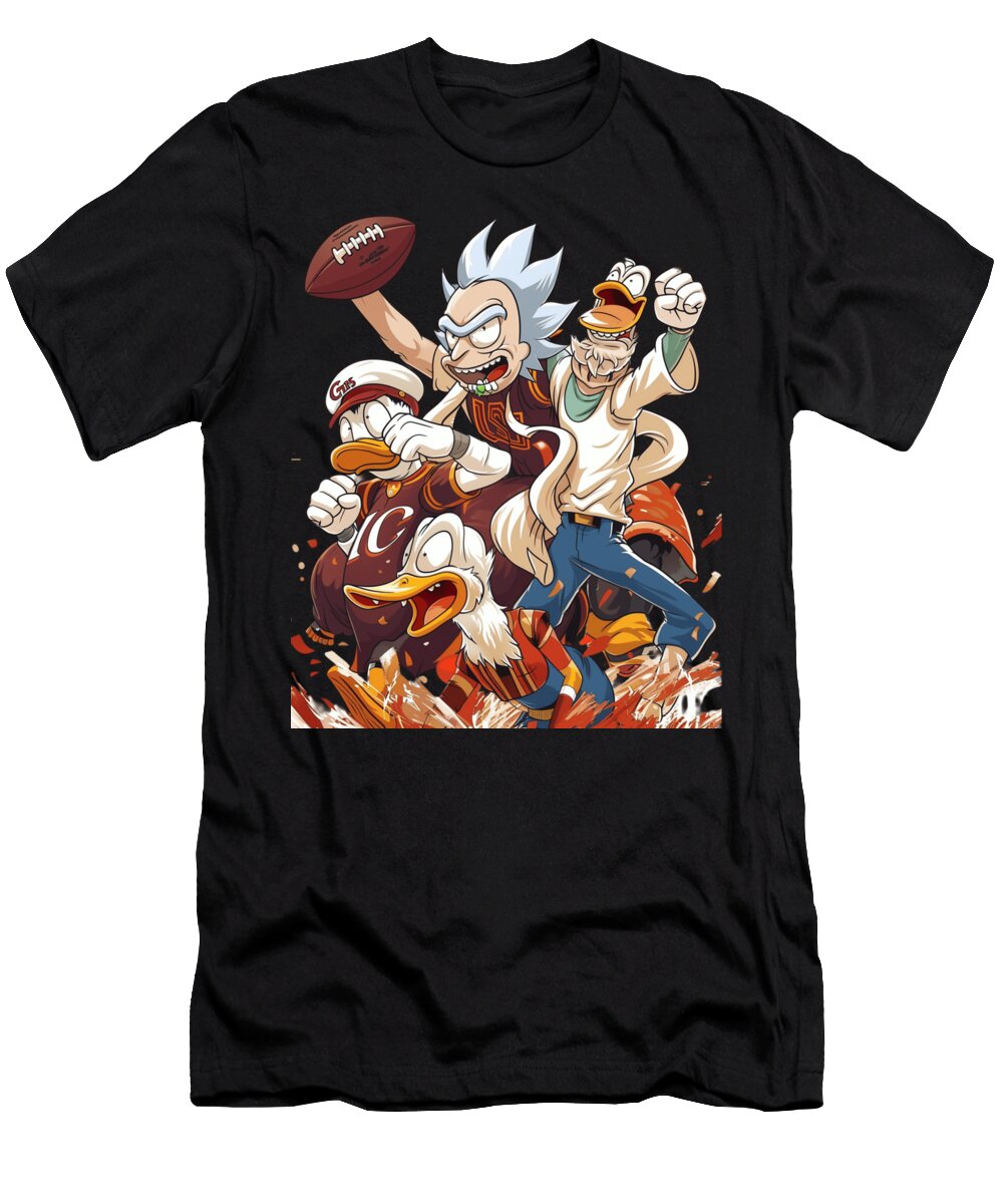 Rick and Morty Vs Cleveland Indians Krombopulos Crackers Krack Robertz Schuler T-Shirt