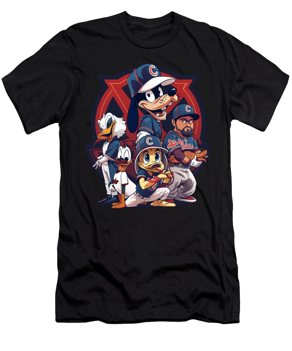 Rick and Morty Vs Cleveland Indians Morty Mound Moment Robertz Schuler T-Shirt