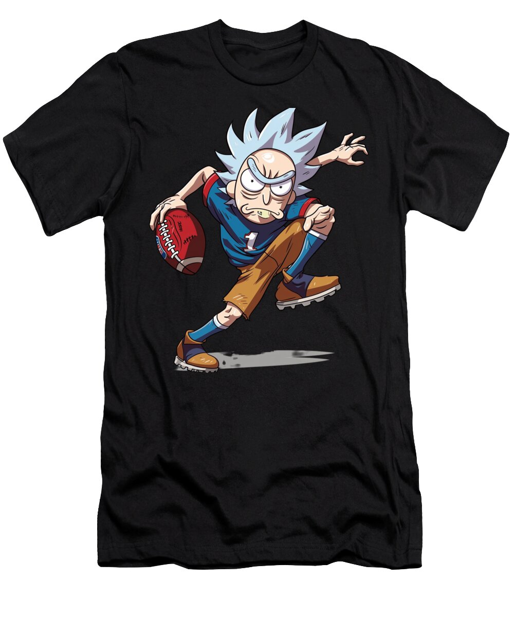 Rick and Morty Vs Cleveland Indians Rick Inventive Intuition Robertz Schuler T-Shirt