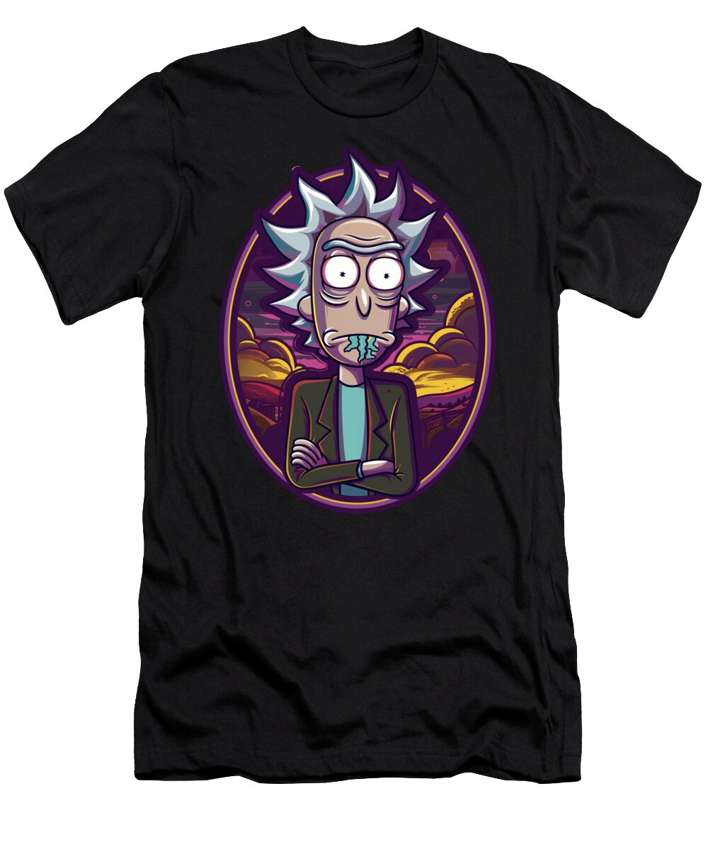Rick and Morty Vs Colorado Rockies Cromulons Cosmic Clash Robertz Schuler T-Shirt