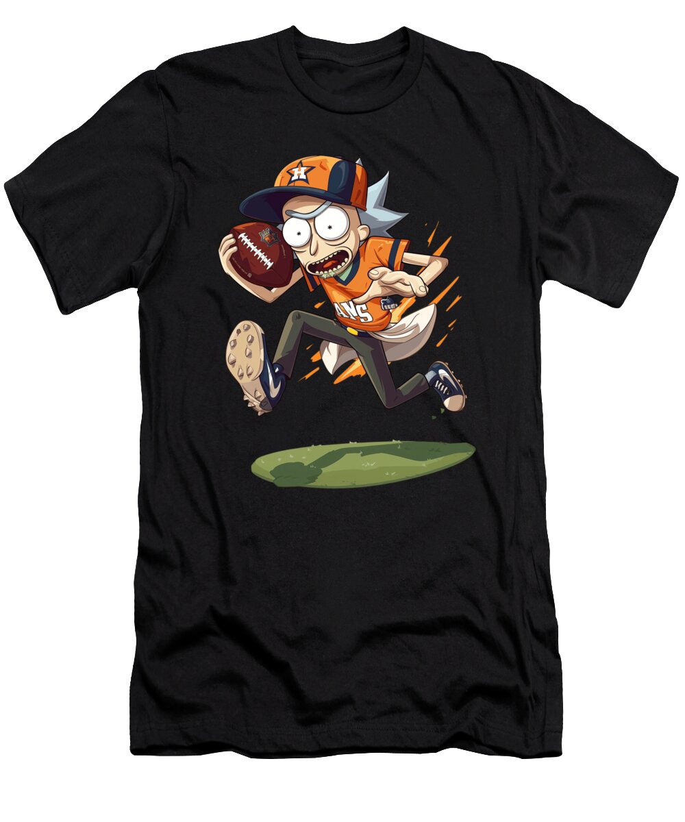 Rick and Morty Vs Houston Astros Plumbus Plays Mizorey T-Shirt