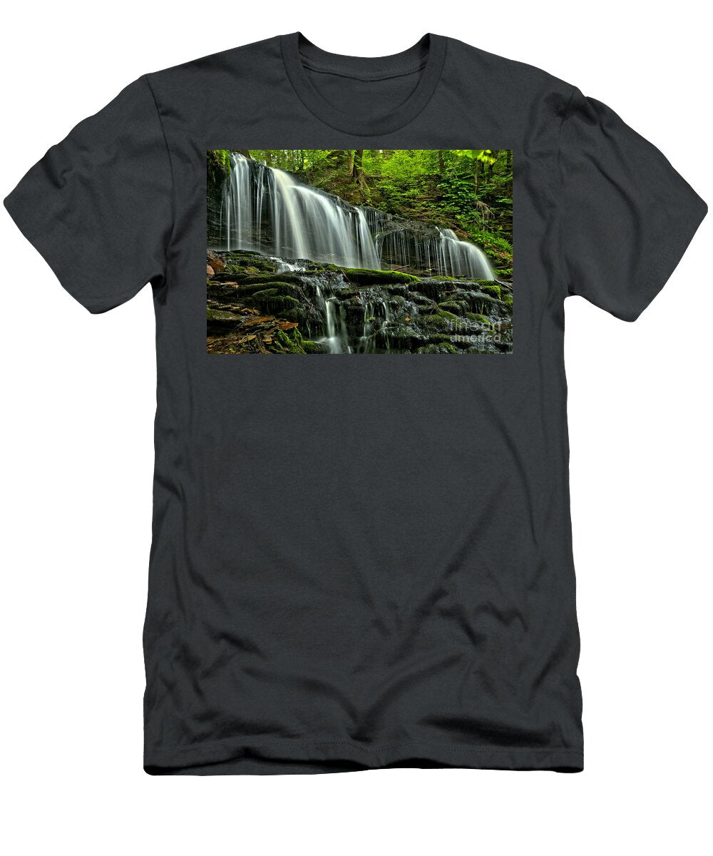 Ricketts Glen Mohwak Streams Adam Jewell T-Shirt