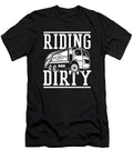 Riding Dirty Rider Trucking Rig Driver Garbage Truck Crazy Squirrel T-Shirt