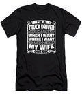 Rig Trucker Trucking Truck Driver Crazy Squirrel T-Shirt