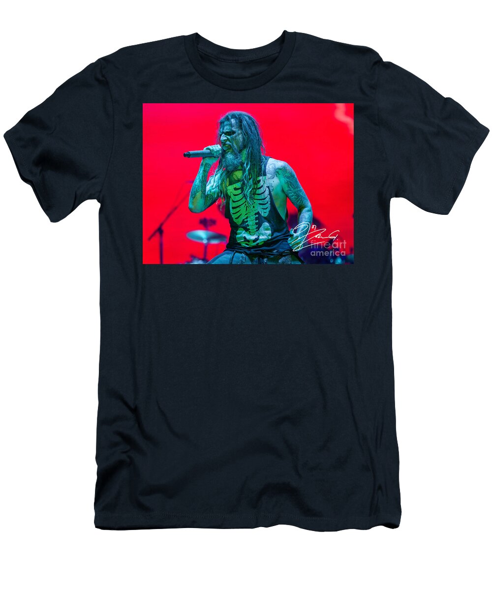 Rob Zombie Live with Signature Jessica Perez T-Shirt