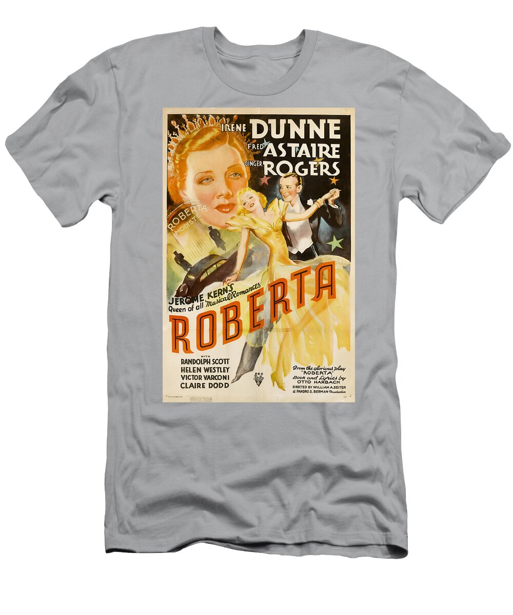 Roberta 1935 Comedy Retro Movie Poster Upscaled T-Shirt