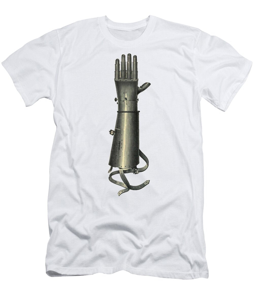 Robo Handartifical Arm Dictionary Art Jacob Kuch T-Shirt