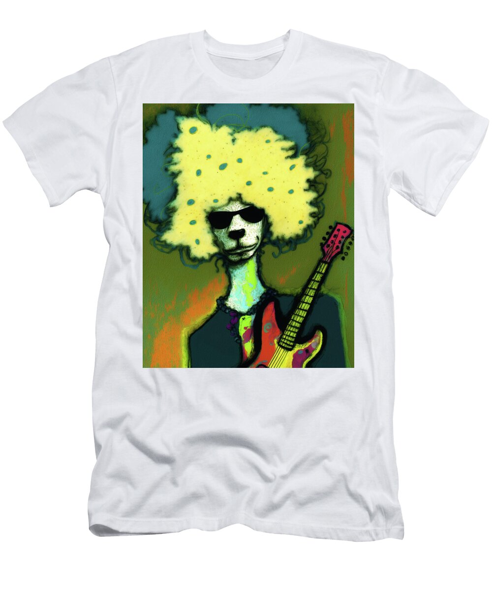 Rock Star Musician Fanny Anime Poodle Dog Colorful Graphic 007 Aryu T-Shirt