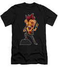 Rocking Pizza Slice Cheesy Singer Music Mister T-Shirt