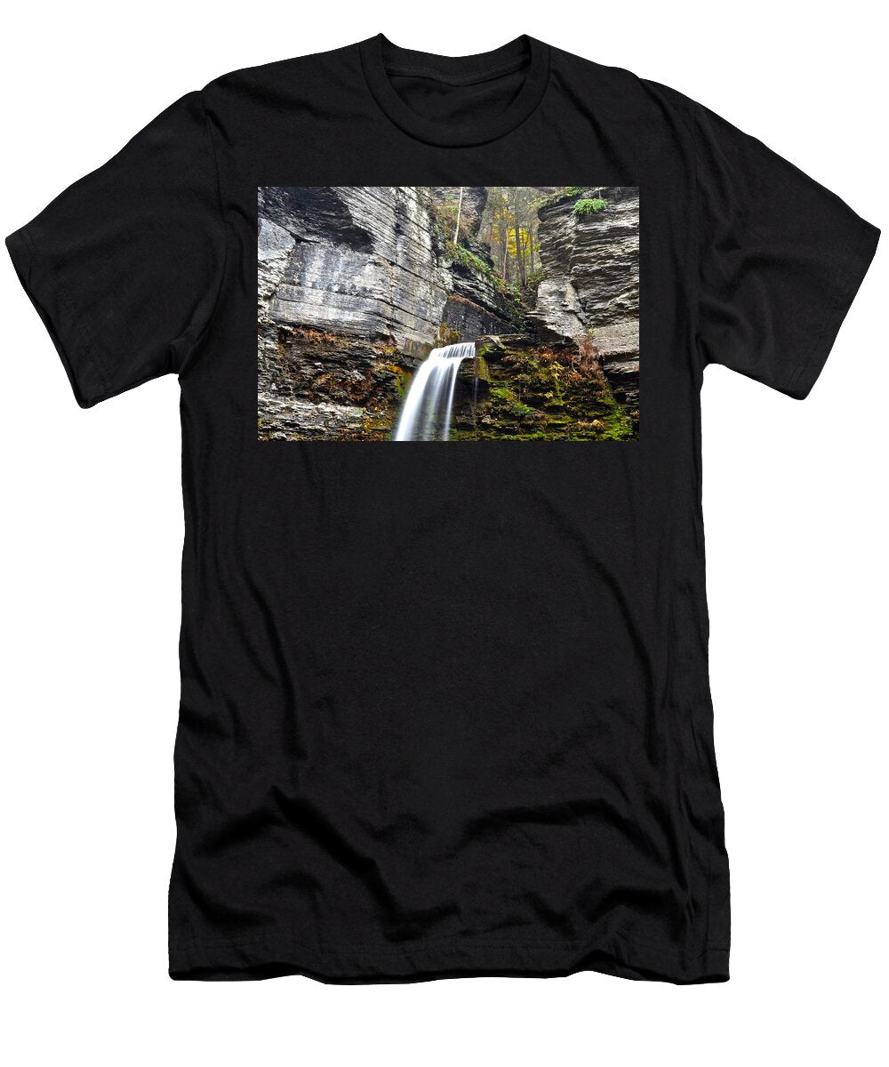 Rocky Mountain Falls Robert Harmon T-Shirt