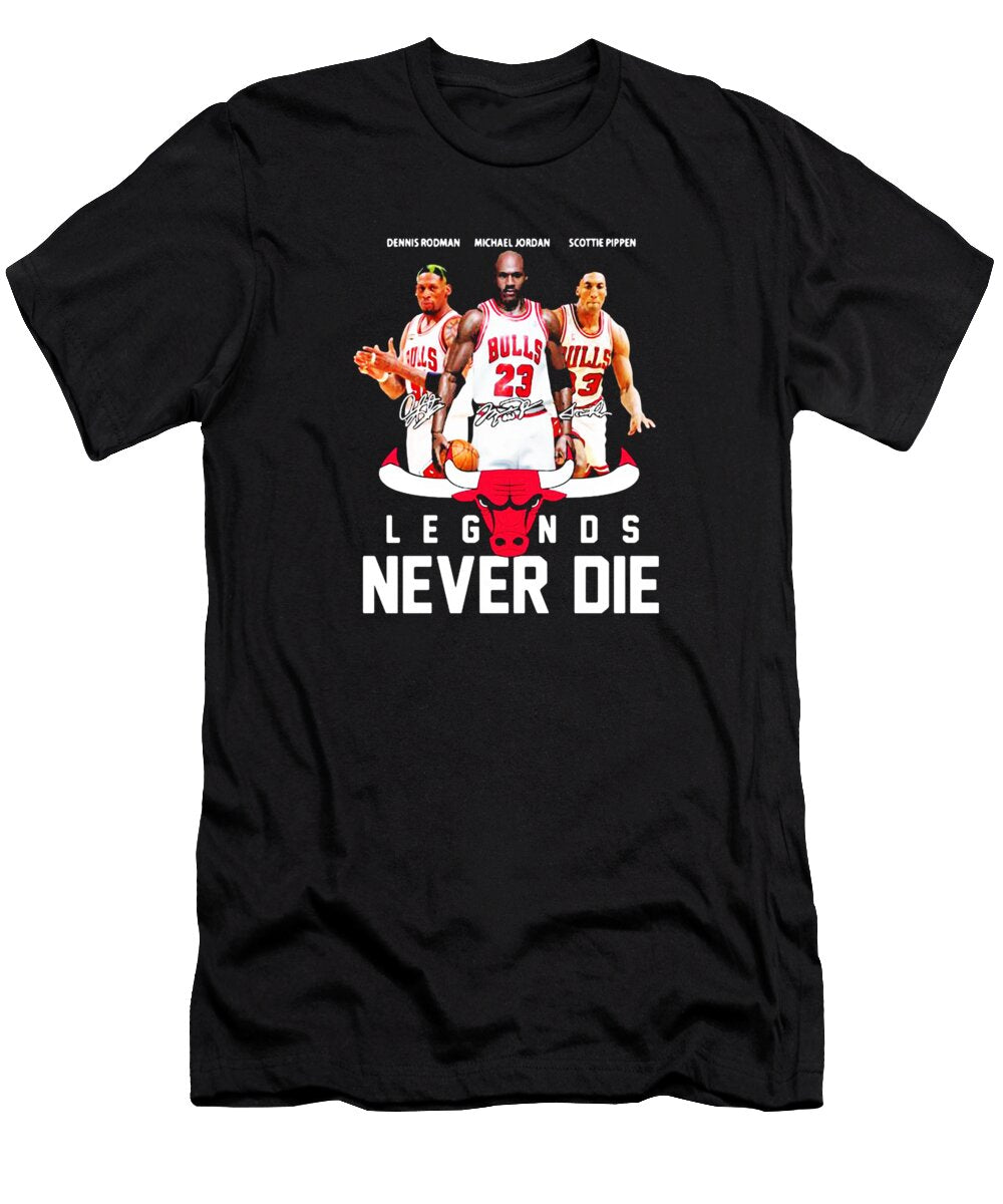 Rodman Mj and Pippen Scottie Legend Matthew Hayward T-Shirt