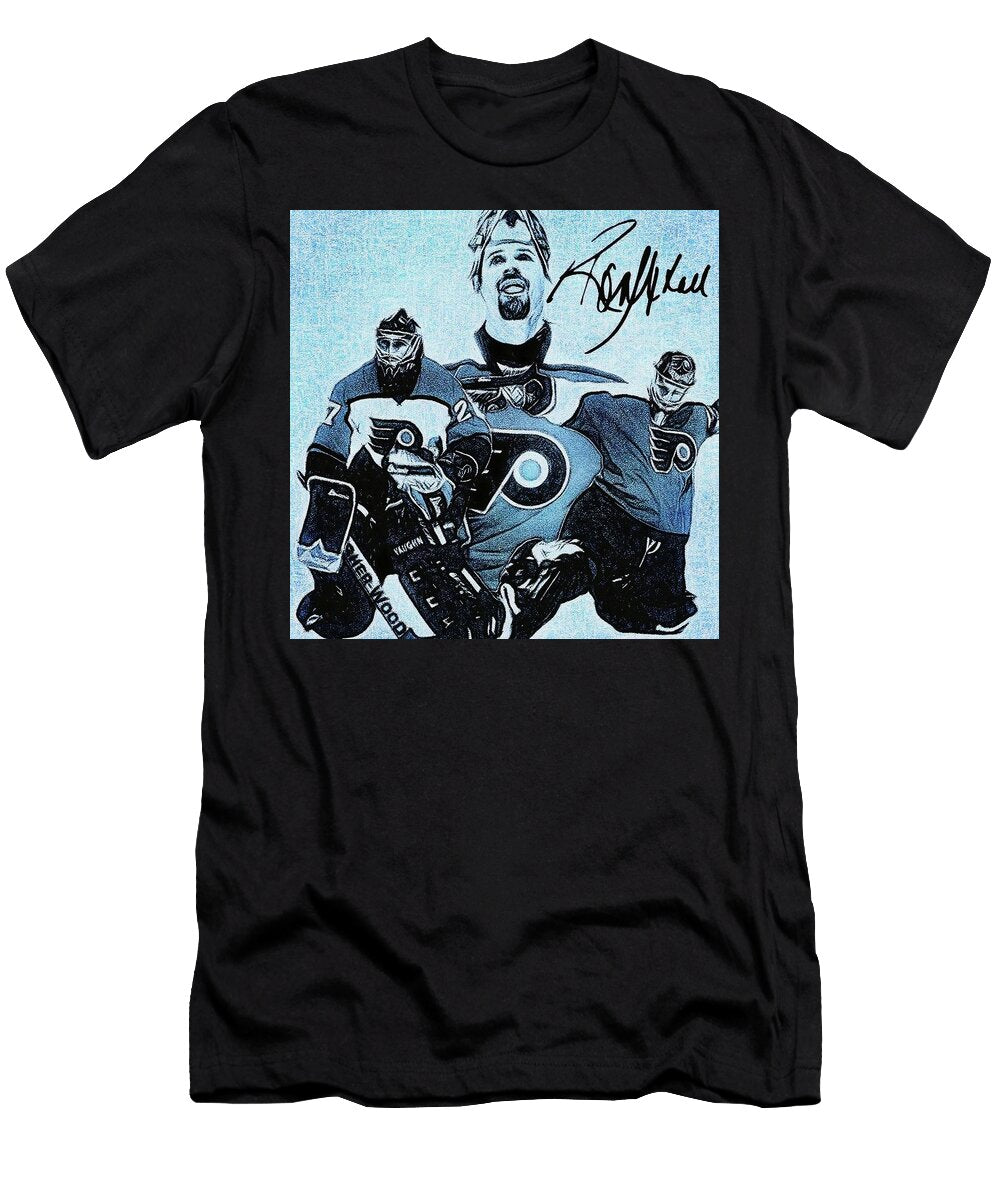 Ron Hextall Collage Bob Smerecki T-Shirt