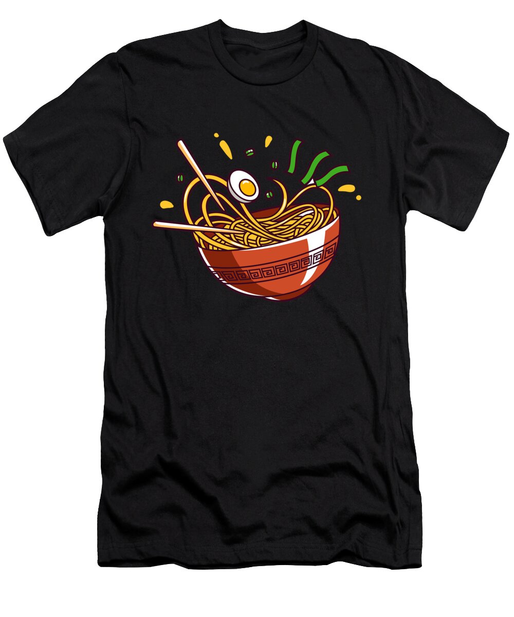 Rubino Ramen Samurai Eats Noodles Tony Rubino T-Shirt