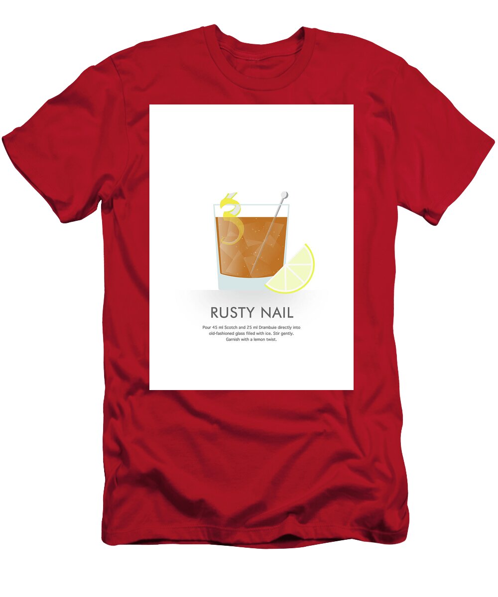 Rusty Nail Cocktail Dennson Creative T-Shirt
