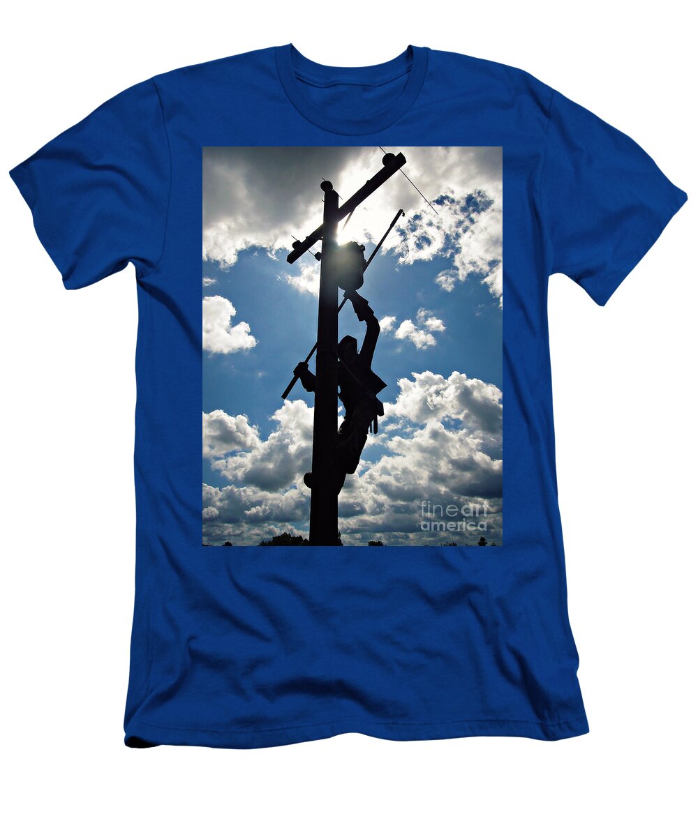 Rusty the Lineman Susan Kline T-Shirt