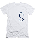 S in Oxford Blue Simple Script Custom Home Fashions T-Shirt