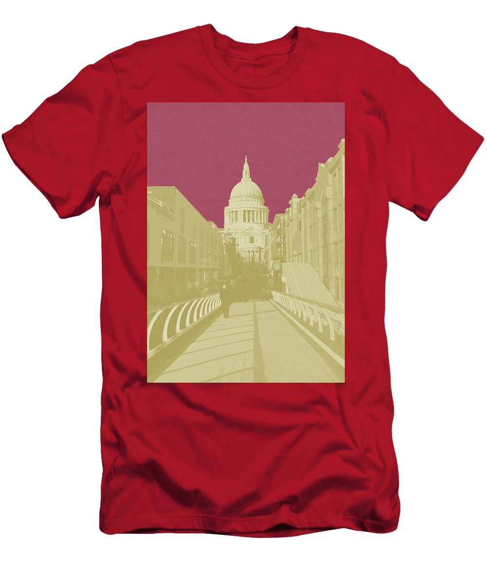 Saint Pauls Raspberry Big Fat Arts T-Shirt