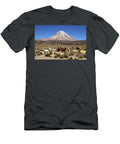 Sajama Volcano and Alpacas Bolivia James Brunker T-Shirt