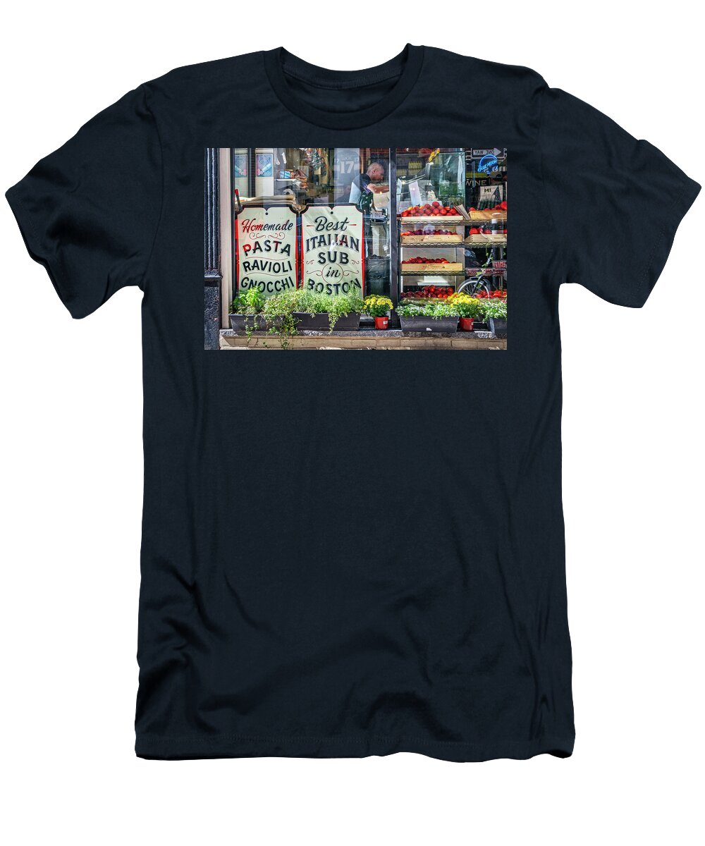 Salem Street North End Boston Ma Laura Zeid T-Shirt