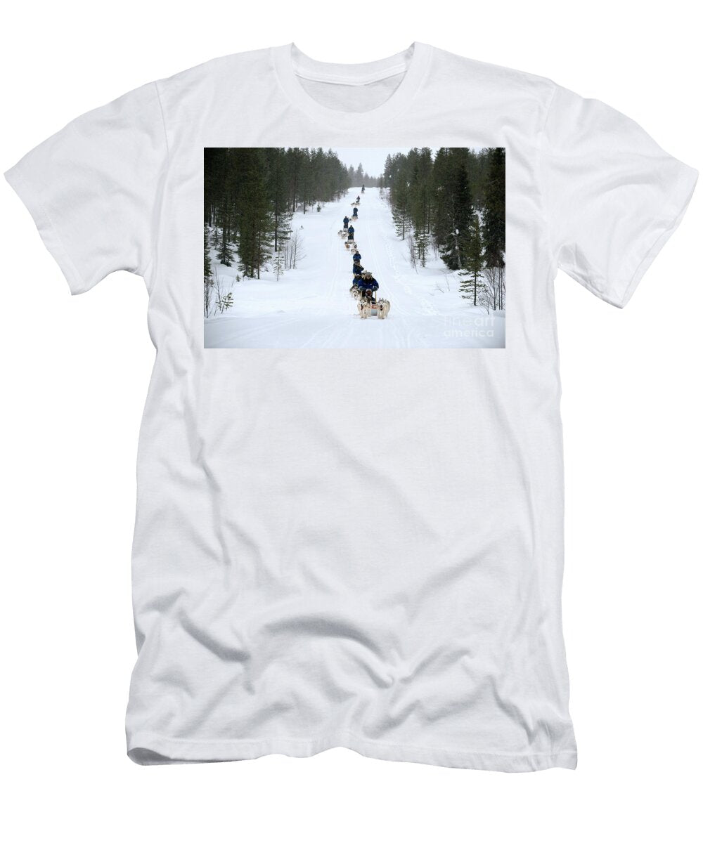 Salla Husky Safari Lapland Finland 2018 Photo European School T-Shirt