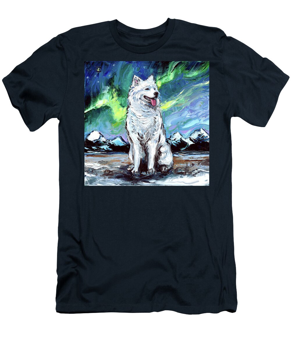 Samoyed Night Aja Trier T-Shirt