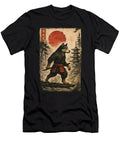 Samurai Wolf Amidst Japanese Scenery Studi Alex T-Shirt