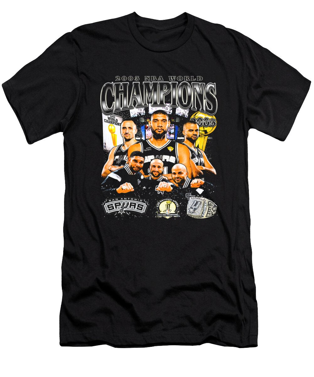 San Antonio 2003 NBA Champs Ozlem Altin T-Shirt