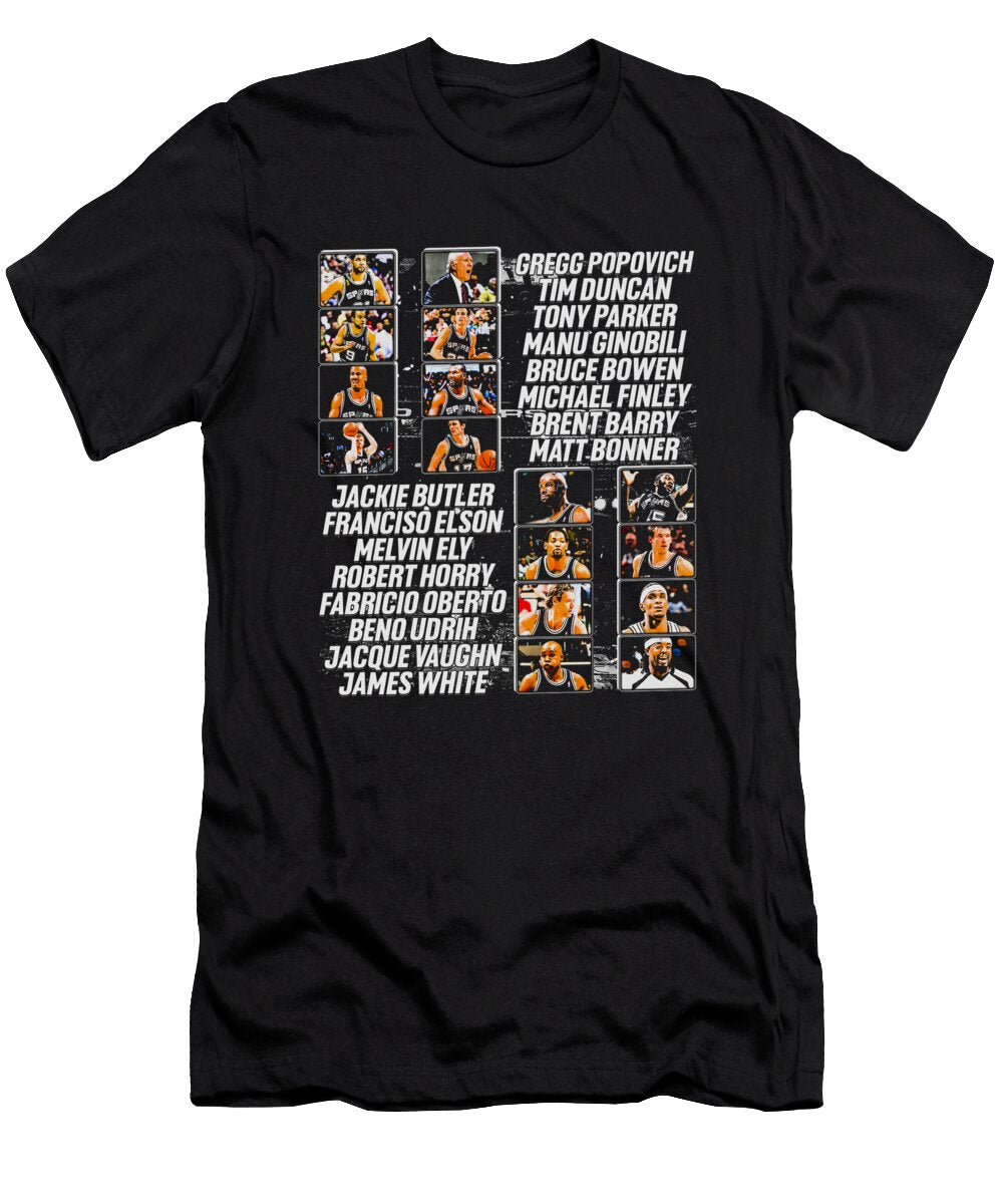 San Antonio 2007 NBA Champs Team Ozlem Altin T-Shirt