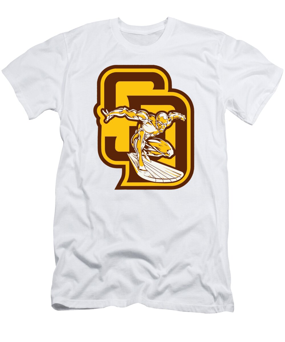 San Diego Padres Silver Surfer Huyen Vu T-Shirt