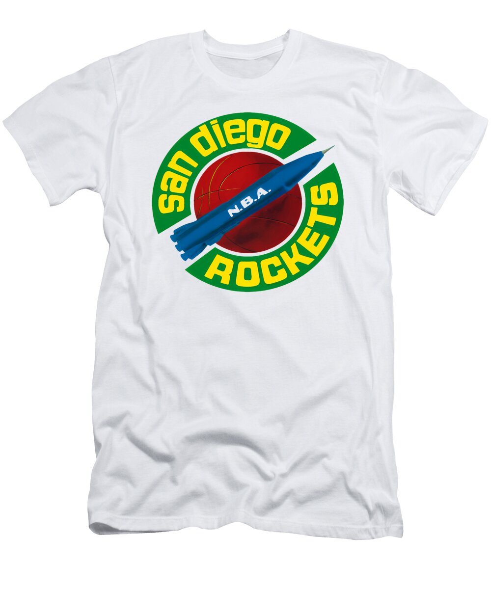 San Diego Rockets Logo Milar Style T-Shirt