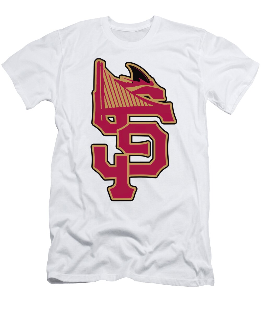 San Francisco Giants Golden State Warriors 49ers Shark Huyen Vu T-Shirt