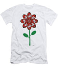 San Francisco NFL Football Team Logo Flower Art Steven Shaver T-Shirt