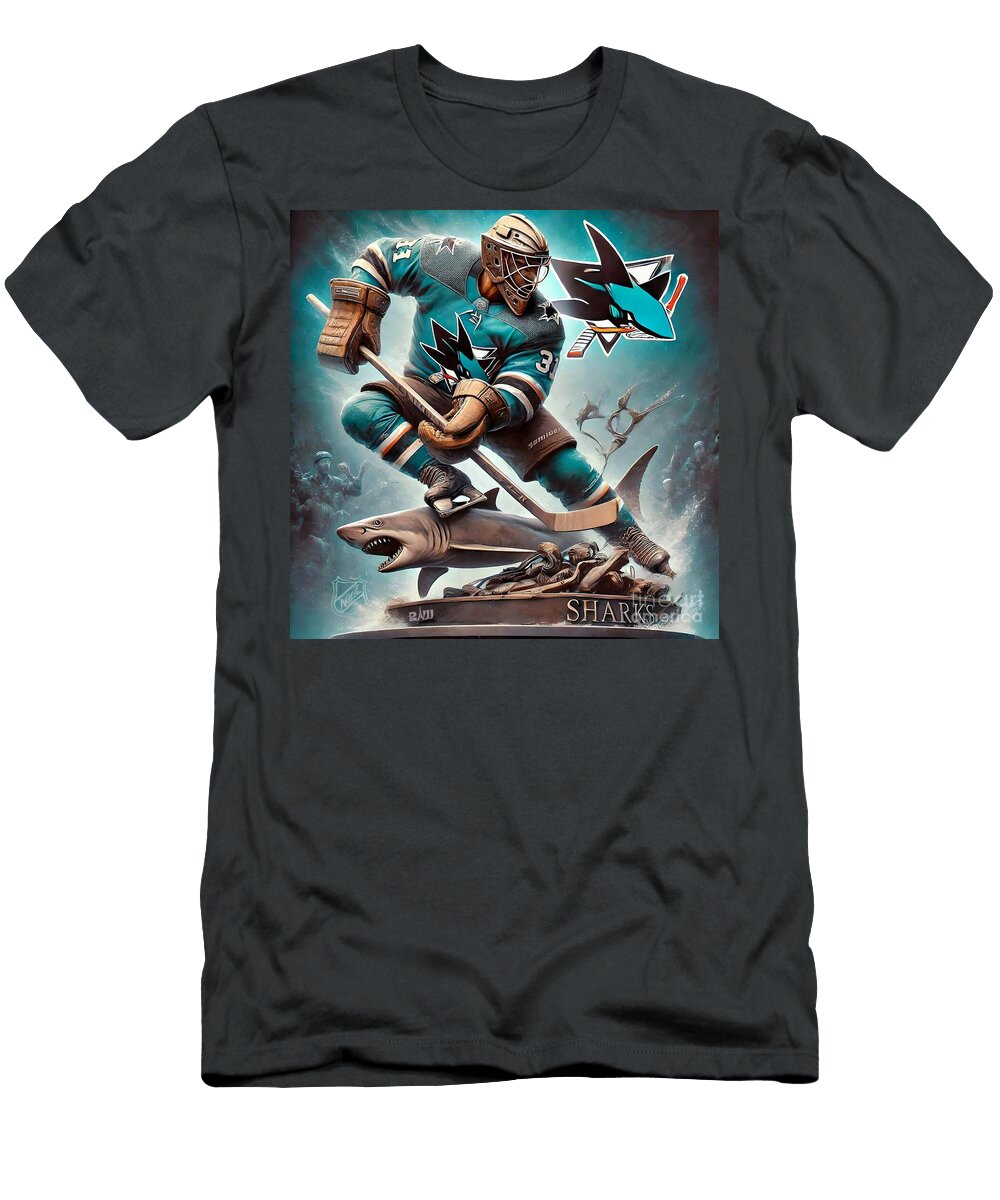 San Jose Sharks Masterpiece Series 1 Robert Williams T-Shirt