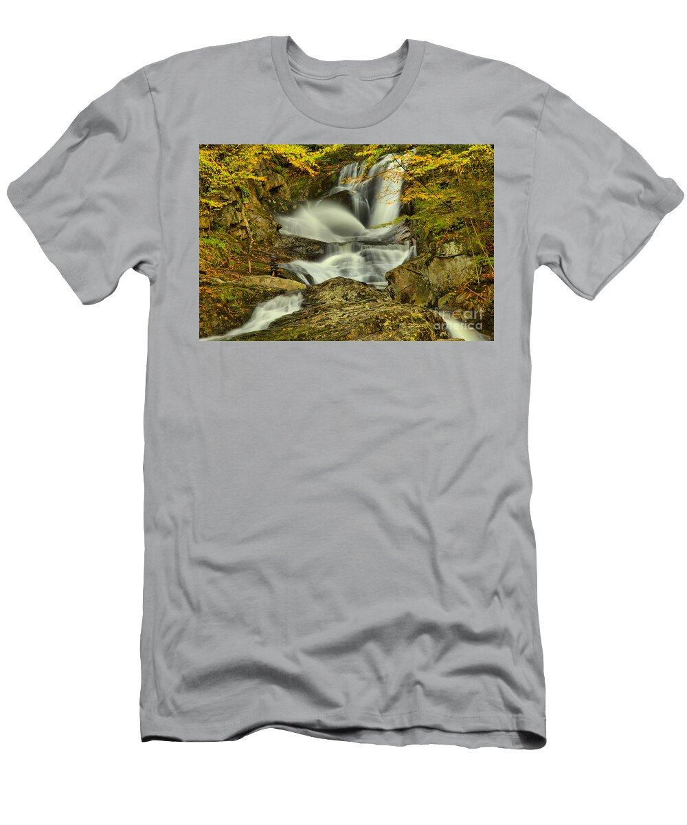 Sanderson Brook Falls Cascades Adam Jewell T-Shirt