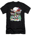 Santas Festive Husky Sleigh Ride Studi Alex T-Shirt