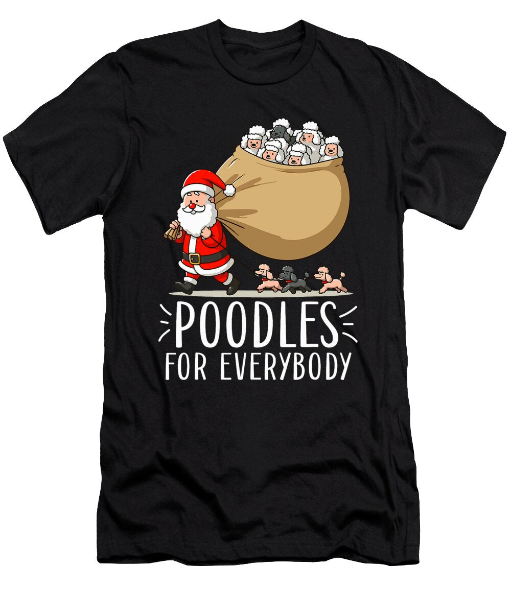 Santas Poodle Delivery Studi Alex T-Shirt