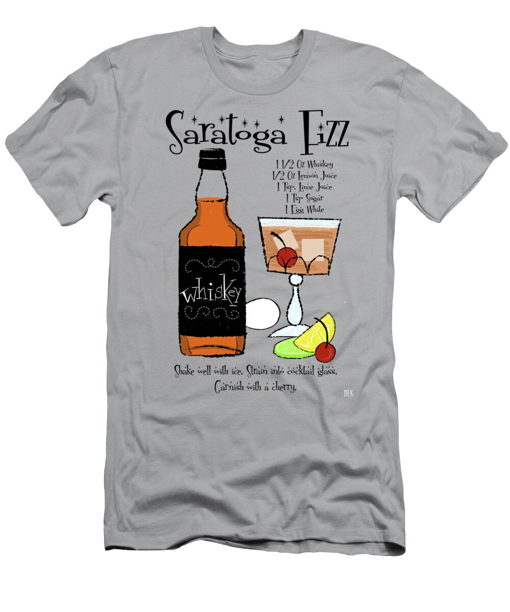 Saratoga Fizz Cocktail Recipe Little Bunny Sunshine T-Shirt